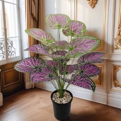 Large Artificial Tropical Flower Plants