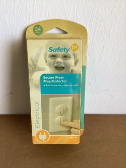 Safety 1st Secure Press Plug Protector - 24 Pack