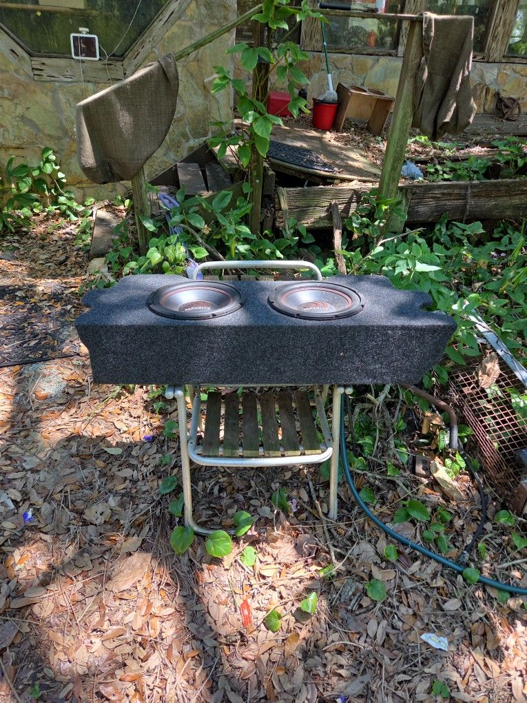 Del Sol Dual 12 Inch Subwoofer Box