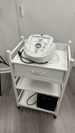 Microdermabrasion, Hot Towel Warmer, Table For Esthetician