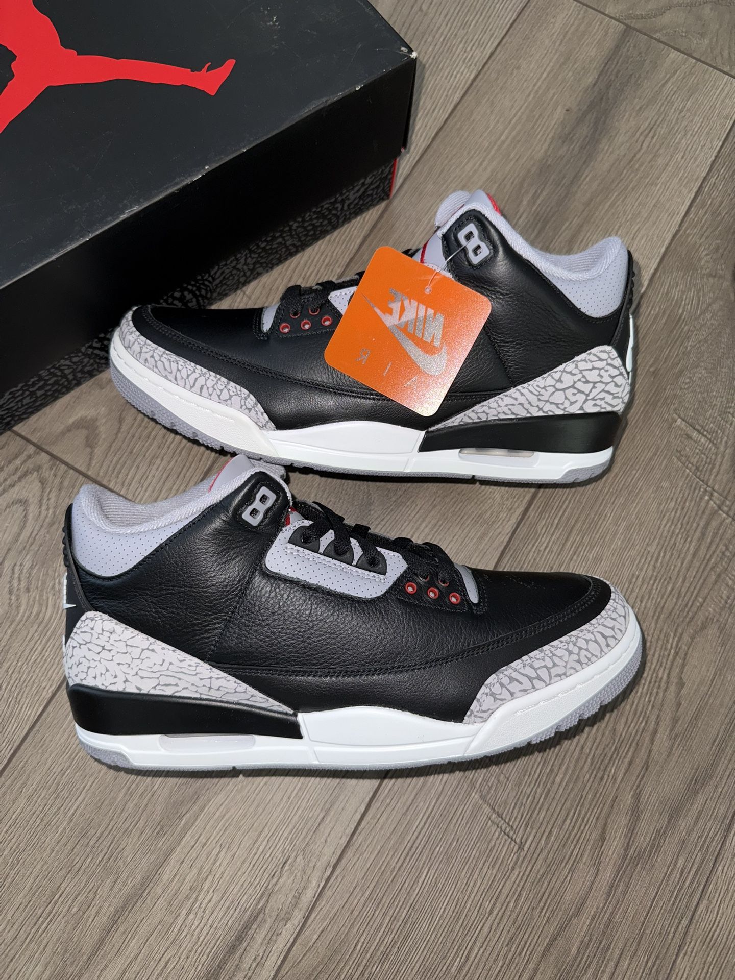 Jordan 3 Black Cement Size 11.5