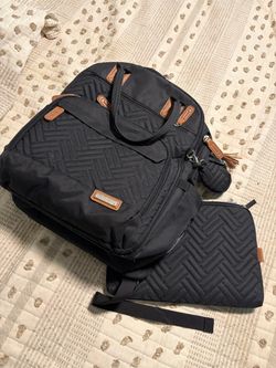 Black Diaper Backpack
