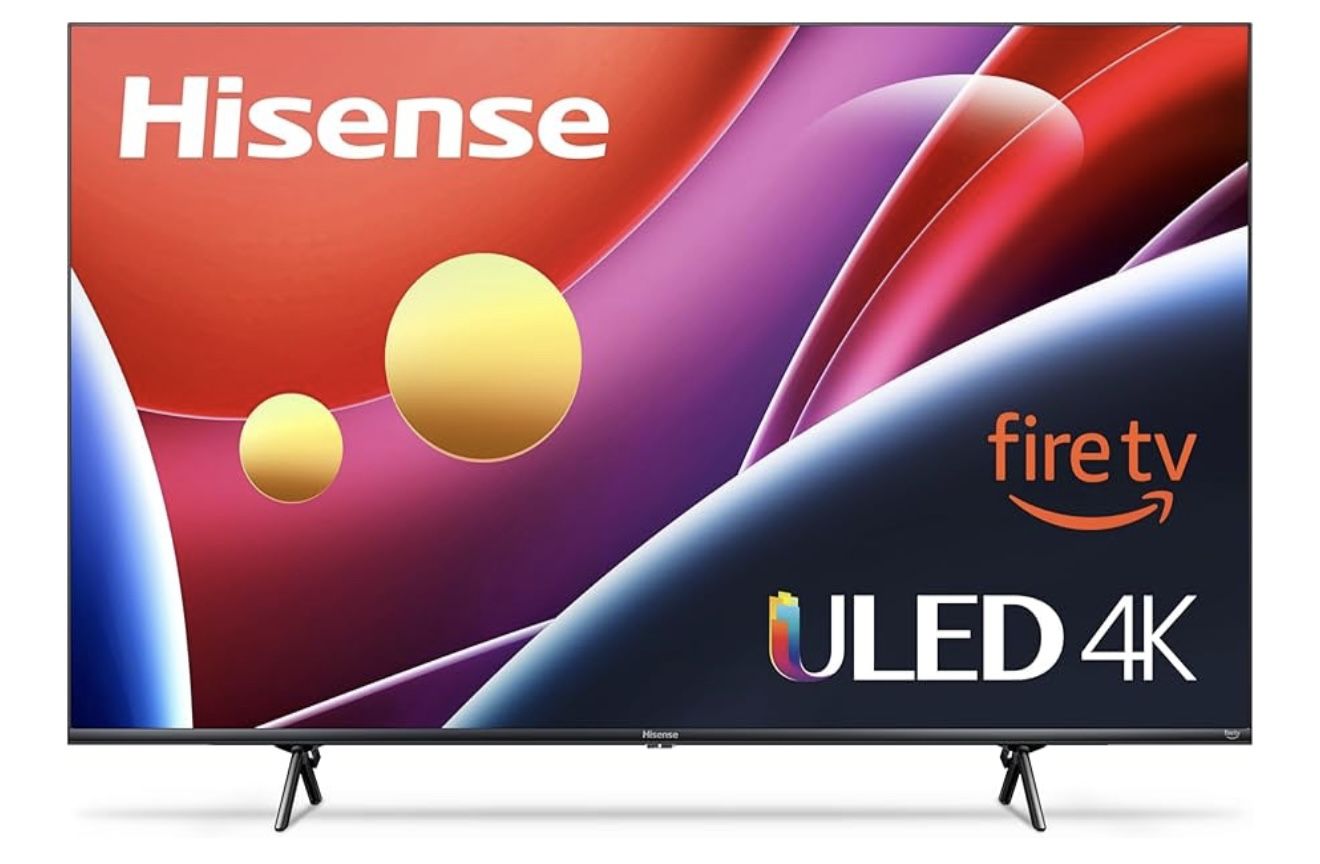 Hisense 50” 4K UHD ULED U6 Series Quantum Dot QLED Dolby Vision HDR Game Mode Smart Fire TV (50U6HF, 2022 Model)