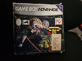 North American version of Castlevania: Circle of the Moon for the Nintendo Game Boy Advance.