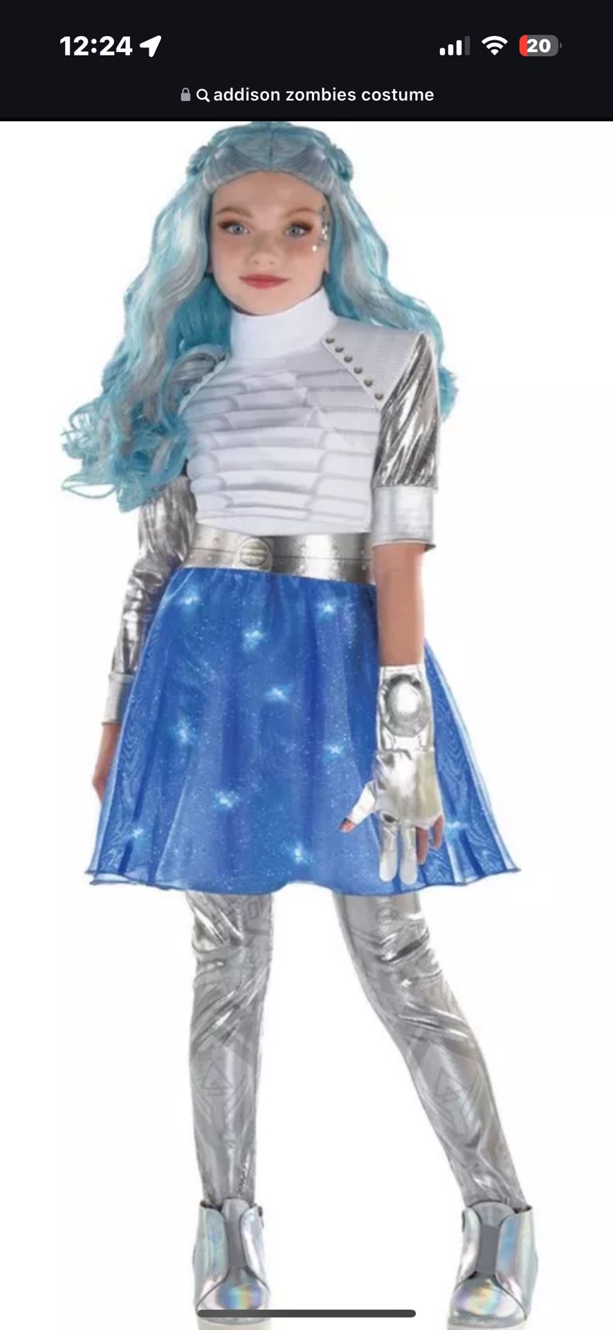 Addison Zombies Alien Costume