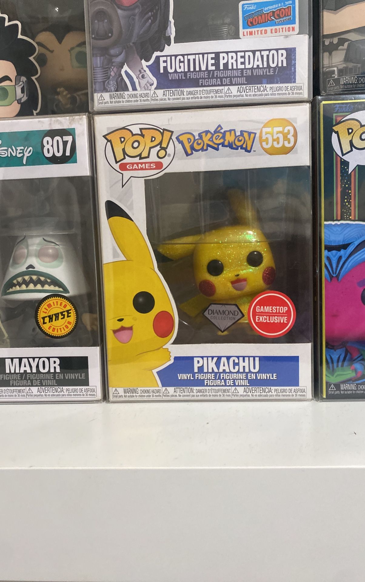 Pikachu Funko Pop Diamond GameStop Exclusive