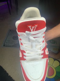 LV RED SKATER SHOES