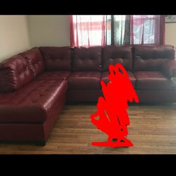 Red Sectional $500 or best Offer