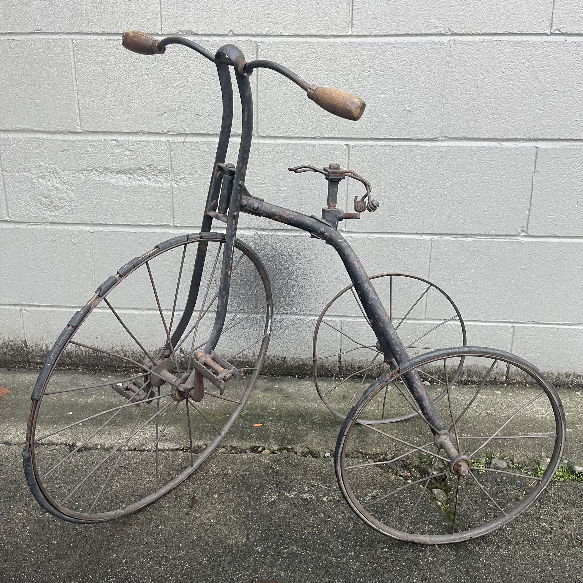 Antique Child’s Penny-Farthing Tricycle, c.1890s Velocipede