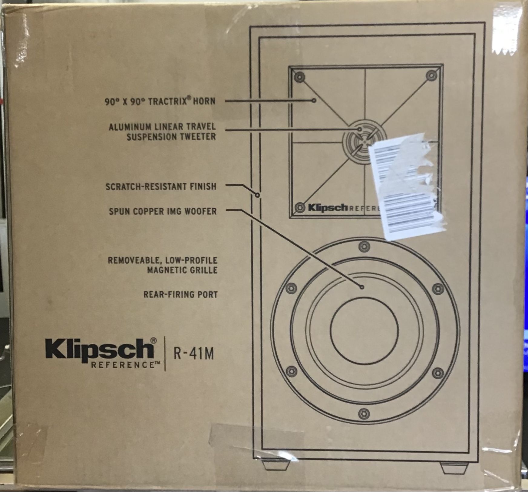 Klipsch R-41M Reference Monitor Speakers