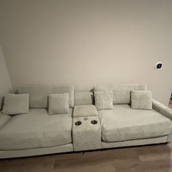 Modern Gray Sofa Sectional 