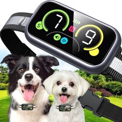new Dog Bark Collar for Large Medium Small Dogs, Smart Barking Collar, Effective No Bark Collar with Adjustable Beep Vibration Correction Modes, Autom