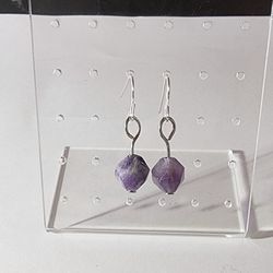 Amethyst And Silver Earrings