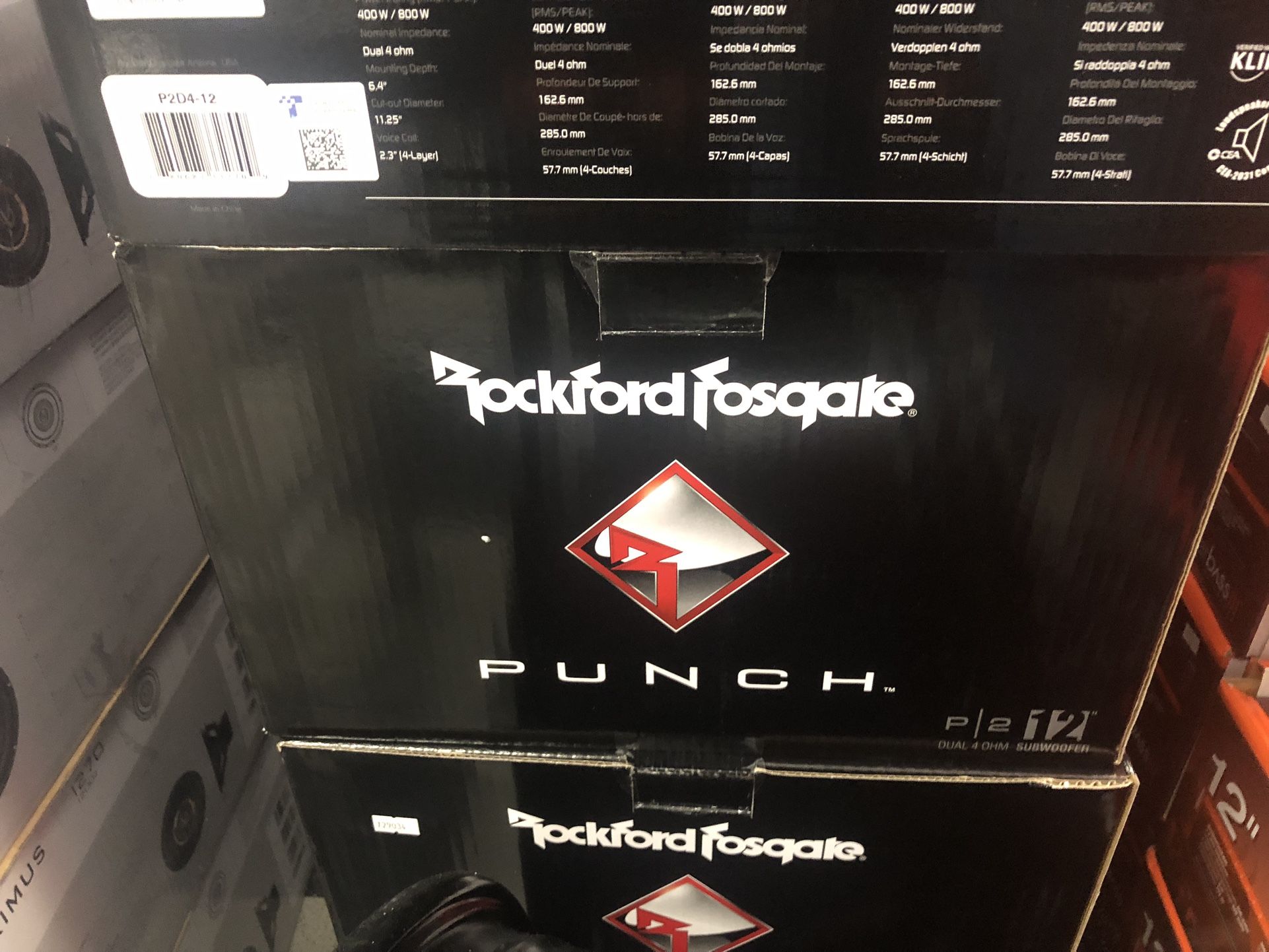 Rockford Fosgate Punch P2 12 On Sale For 139.99