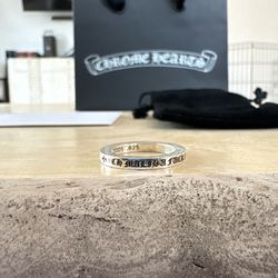 Chrome Hearts 3MM Silver "Malibu" Spacer Ring | Size - 9