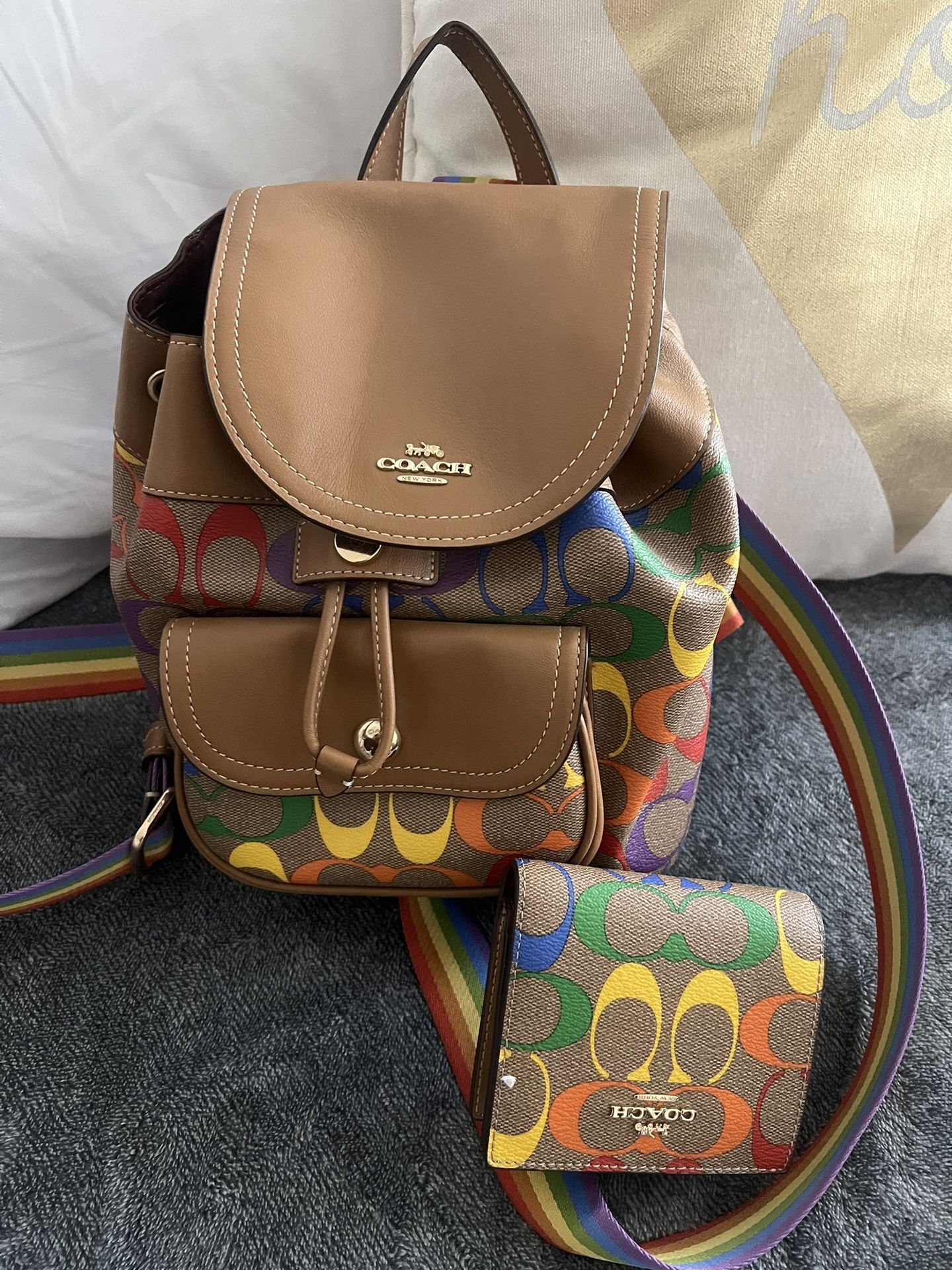 Coach Backpack And Wallet 