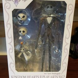 Kingdom Hearts: Jack Skellington Play Arts Action Figure - NEW IN BOX