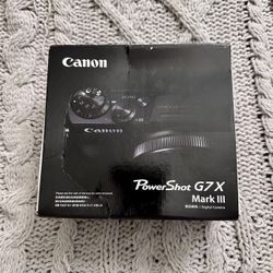 Canon G7X Powershot Mark III