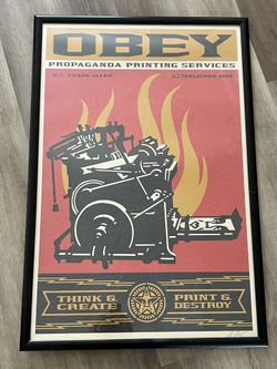 Obey Propaganda Printing Services Poster