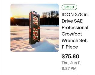 ICON -Crowfoot wrench set