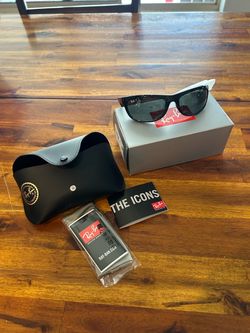 Brand New Ray-Ban Sunglasses with Case and Box, Balorama, Polarized!