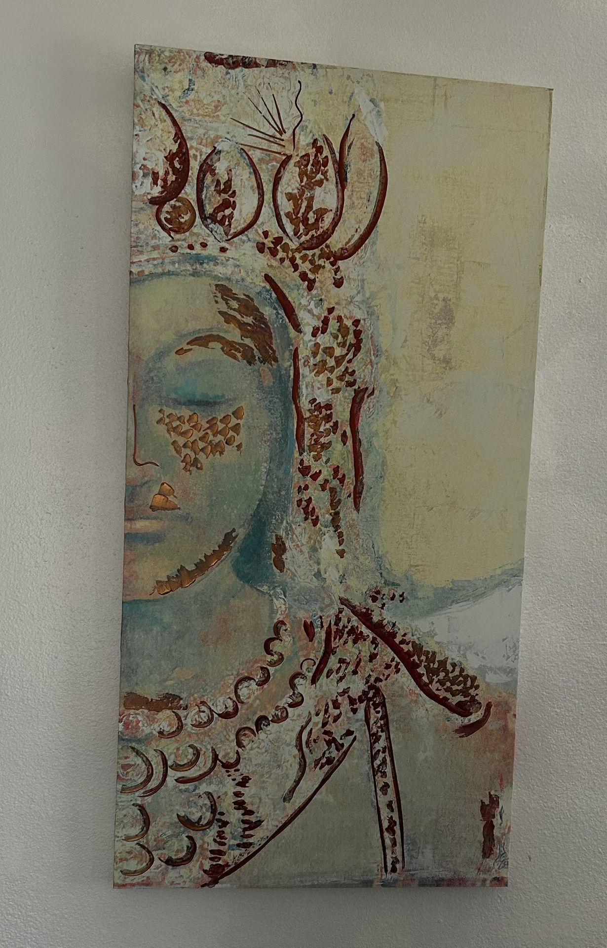 Buddah Canvas 21x 43