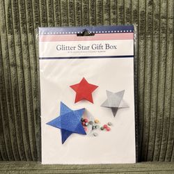 Glitter star gift box