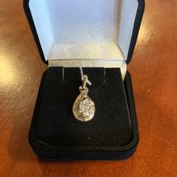 14K Yellow Gold & Diamond Pendant