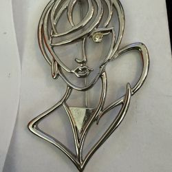 J J  Janette ArtBroach Art Deco