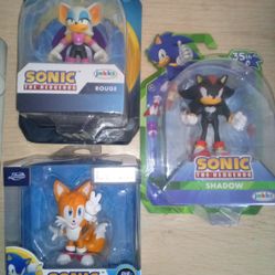 NEW Sonic The Hedgehog Lot of 3!
