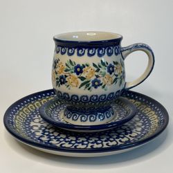 3 Piece Ceramika Artystyczna Set