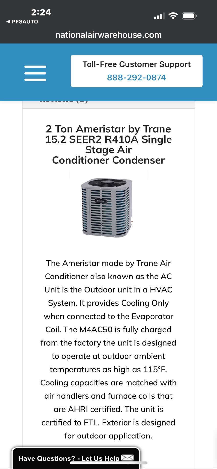 A/C System New Units Installed Or Delivered Leftover ‘23 Units For 1/2 Price