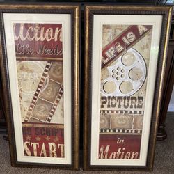 2 Life Is A Motion Picture Wall Decor