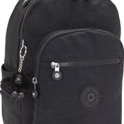 NEW with tags. Unisex Kipling Seoul Small Backpack in Black.
