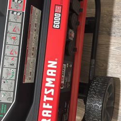Craftsman Performance 7,500 / 6,000-Watt Single-Fuel Portable Generator