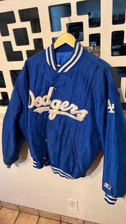 Starter pitching LA Dodgers Satin Bomber Jacket