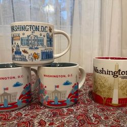 Starbucks Washington, D.C. Mug Collection - Set of 4