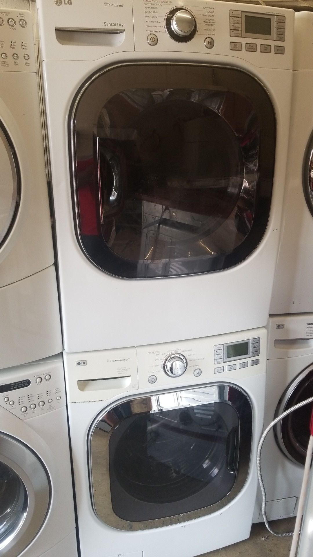 Lg WASHER n GAS dryer set