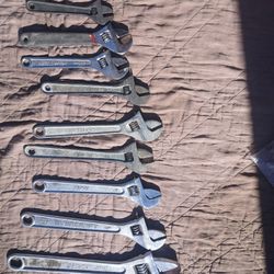 Assorted Crescent Wrenches