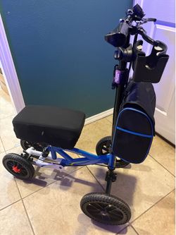 Knee scooter all terrain blessreach decked out