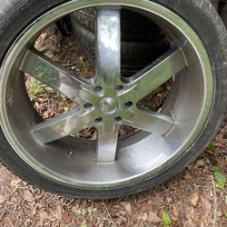 24 Inch Rim And Tire $600