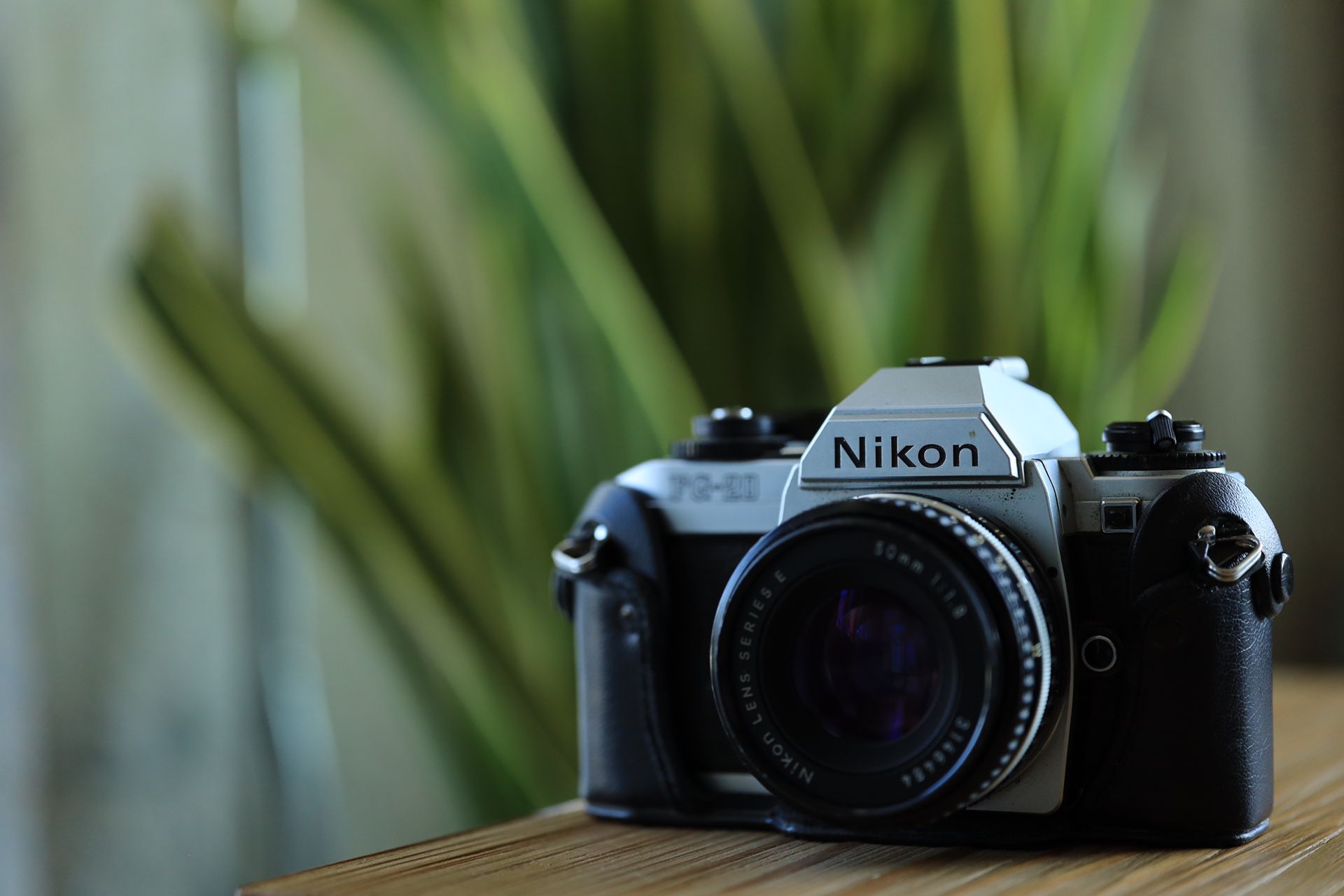 Nikon FG20 vintage film SLR and 50mm 1.8 lens