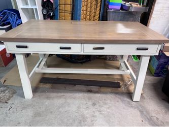 Parker House Americana Modern 60” Writing Desk – Power Outlets & USB