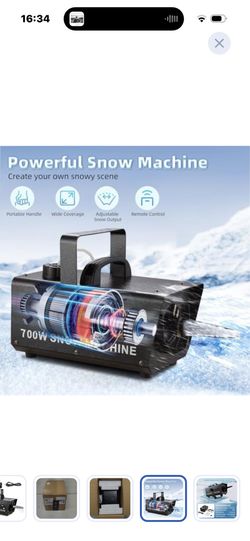 700 W Snow Machine Christmas Gift Snow Maker Machine,Artificial Snow Making Machine Snowflake Machine,Snow Machine Indoor with Remote Snow Machines fo