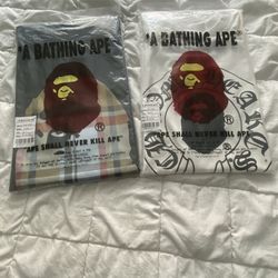 1•1 Bape shirts 55$ each