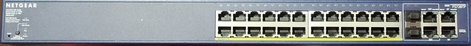 NETGEAR ProSafe 24Port 10/100PoE Switch 4 GigE and 2 SFP Uplink Ports FS728TPv2