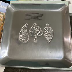 Polished Aluminum Pillar Tray 8”