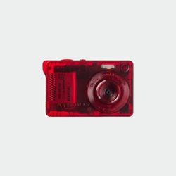 Y2K Manual Holo Digital Camera - Red