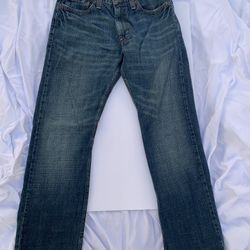 VTG Levis 514 Slim Straight Men jeans size W32xL30 denim Blue Comfort Fit