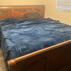 California King Bed + Dresser